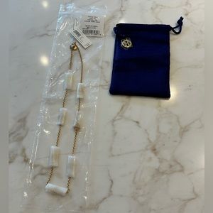 Tory Burch Miller necklace 18" in Tory Gold